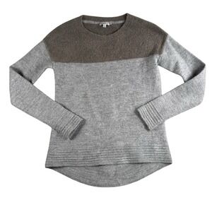 Toad & Co Sweater Womens S Brown Kaya Crew Wool Blend Pullover Cozy Ski Casual